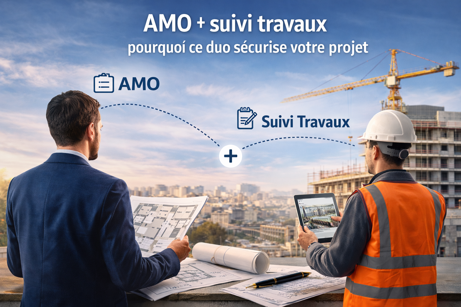 AMO + suivi travaux : pourquoi ce duo sécurise votre projet
